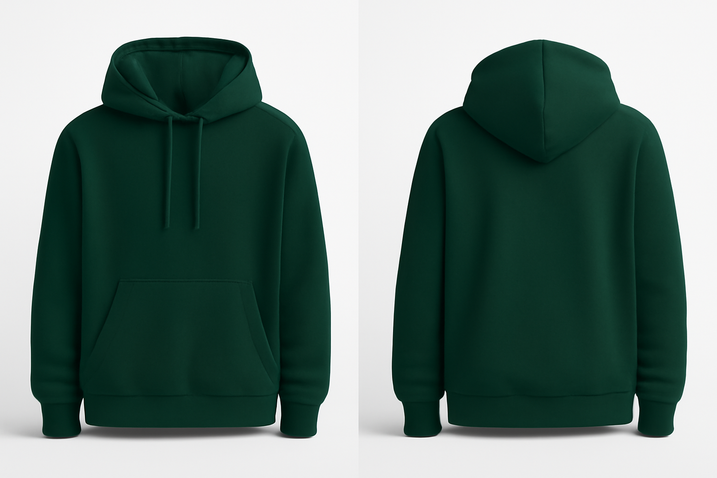 Hoodie- Deep Green