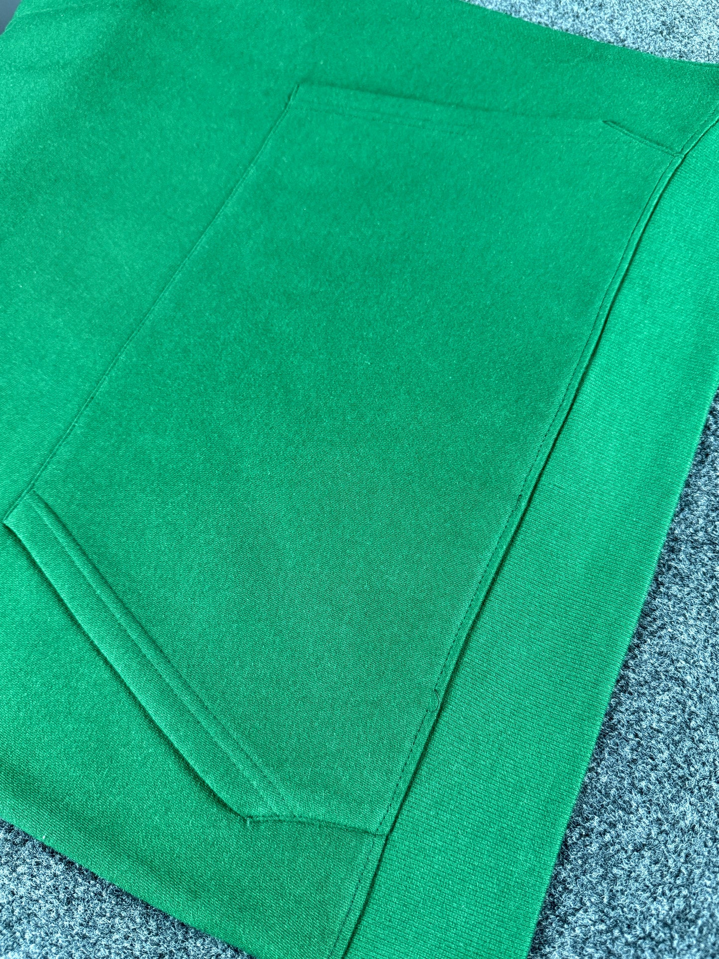 Drop Shoulder Hoodie- Green