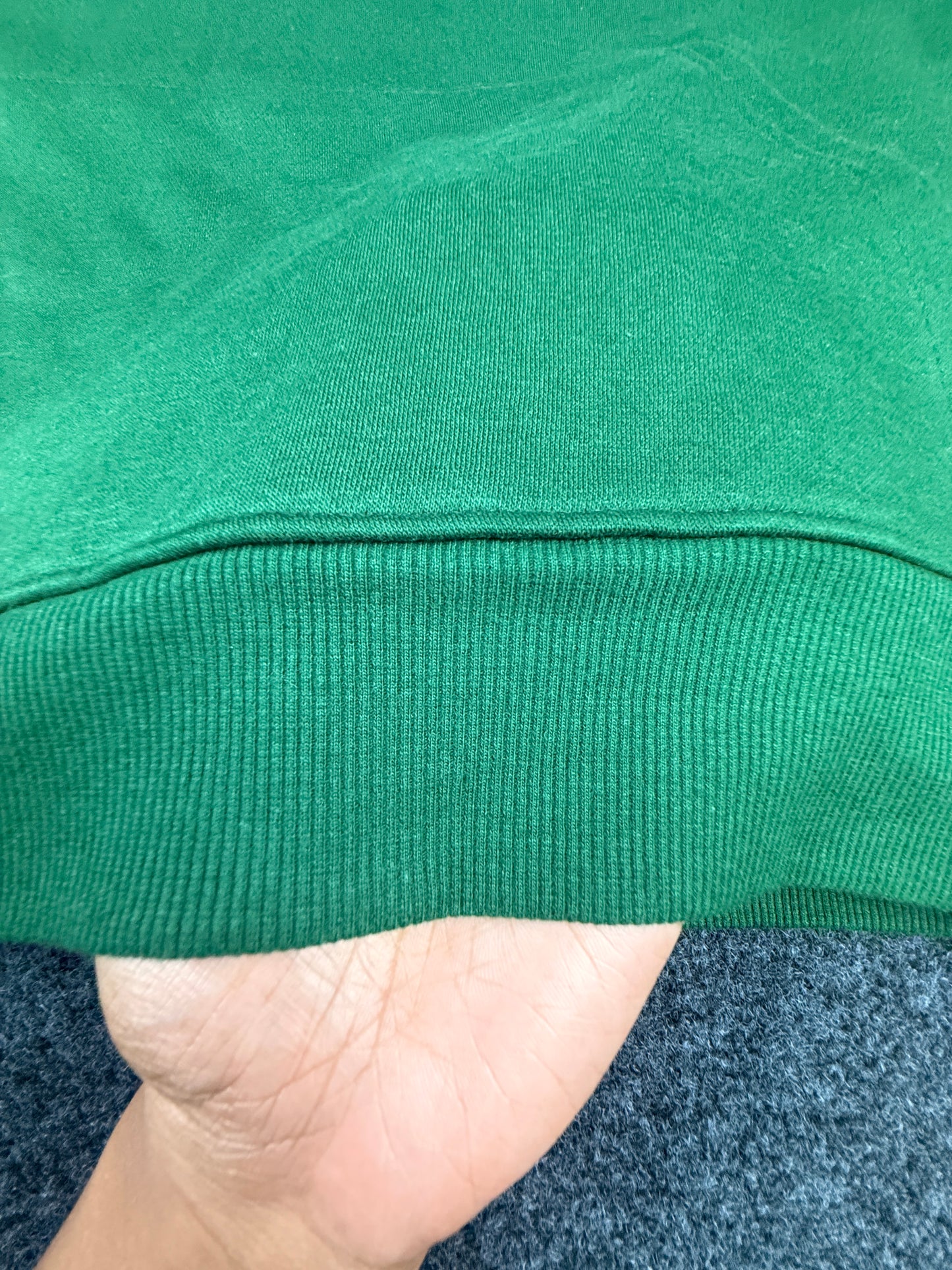 Drop Shoulder Hoodie- Green