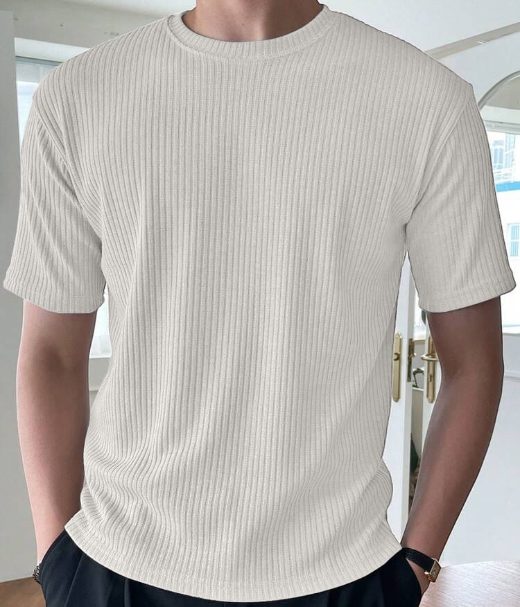 Rib T-Shirt White